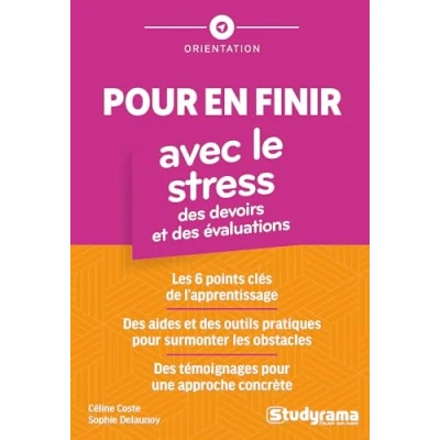 Afbeelding van POUR EN FINIR AVEC LE STRESS DES DEVOIRS ET EVALUATIONS