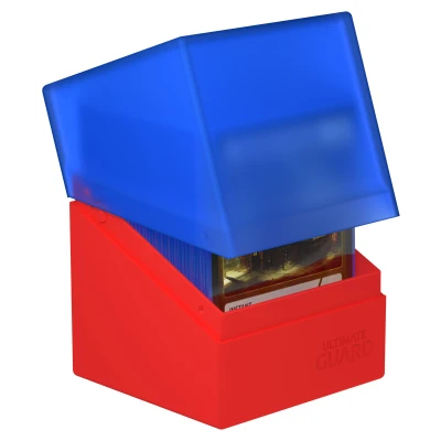Afbeelding van Ultimate Guard Boulder Deck Case 100+ SYNERGY Blue/Red