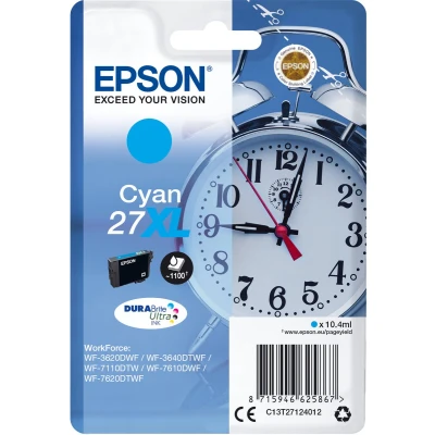 Afbeelding van Original Ink Cartridge Epson C13T27124022 Cyan