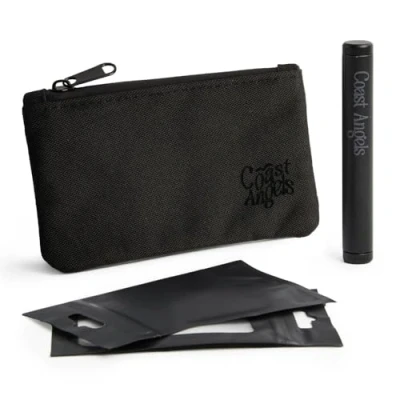 Afbeelding van Petit sac anti odeurs et tuyau en aluminium Kit de poche sans odeur Idéal pour les déplacements Noir
