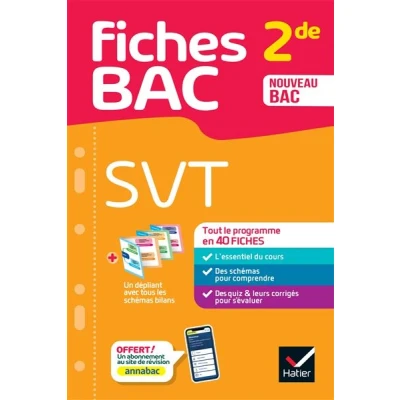 Image de Fiches bac SVT 2de