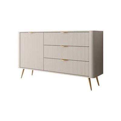 Afbeelding van Meubella Dressoir Lima Beige 138 cm
