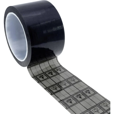 Afbeelding van Quadrios ESD tape Zwart, Transparant (l x b) 33 m 12 mm 1 stuk(s)