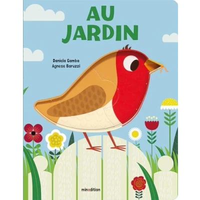 Afbeelding van AU JARDIN MON TOUT PREMIER LIVRE PUZZLE