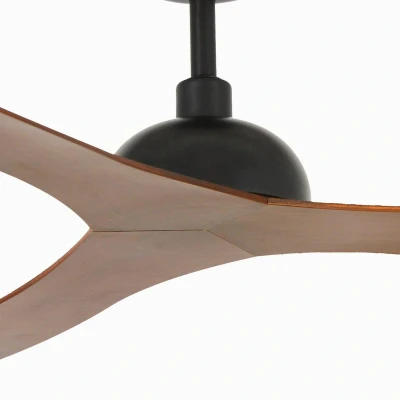 Afbeelding van Plafondventilator Gotland, DC, zwart/hout donker