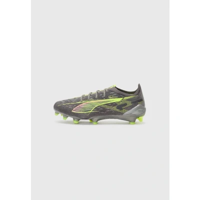 Afbeelding van Puma Ultra 5 Ultimate FG Voetbalschoenen met kunststof noppen, Dames, Maat: 37, Matte aged silver/yellow alert/sun struck Kunststof/ textiel