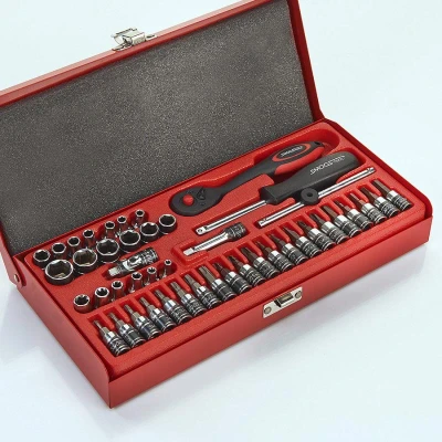 Afbeelding van Dopsleutelset 1/4&quot; opname 45 delig