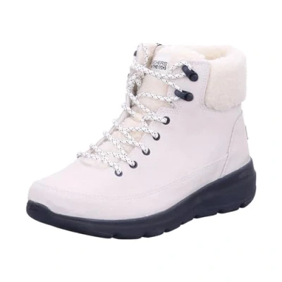 Afbeelding van Skechers Dames Snowboots, Dames, Maat: 37, Ecru Veloursleer