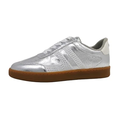 Afbeelding van La Strada Zilveren metallic sneakers dames maat 38