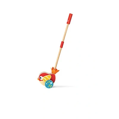 Afbeelding van Hape Lilly muzikaal duwspeelgoed rood E0353