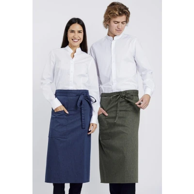 Afbeelding van CG Workwear Bistro Apron Macerata CGW1271 Green Melange