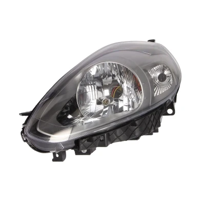 Afbeelding van ALKAR 2775349 Koplampen Links W5W, H4, W21W met daglicht elektromotor Behuizing zwart binnengedeelte FIAT: Punto Evo Hatchback