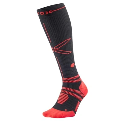 Afbeelding van STOX Energy Socks, chaussettes de course pour homme, classe compression 23 32 mmHg, semelle fine, bas compression, la course, soutien,