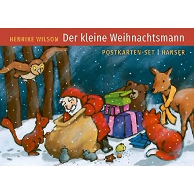 Afbeelding van Der kleine Weihnachtsmann Postkarten Set
