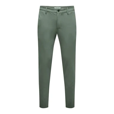 Image de ONLY &amp; SONS Pantalon de costume pour homme, Castor Gray, 33W / 30L