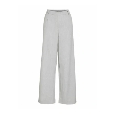 Afbeelding van VILA Vivarone WIDE Broek, Dames, Maat: 36, Light grey melange