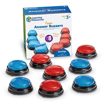 Afbeelding van Antwoord buzzers Teams! (set van 2x 4 stuks)