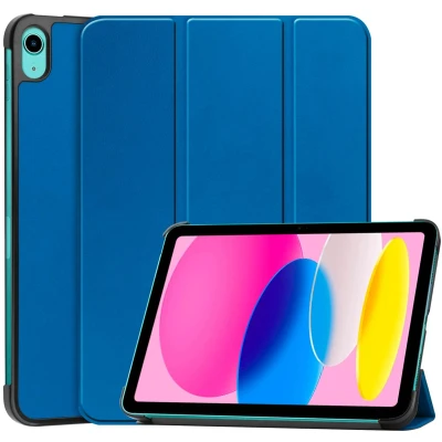 Afbeelding van imoshion Tablet Hoes Geschikt voor iPad 11 (2025) inch / 10e generatie (2022) 10.9 Trifold Bookcase Cobalt Blue