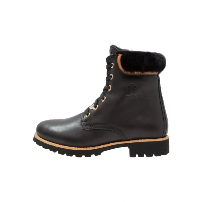 Afbeelding van Panama Jack Igloo Travelling Veterboots, Dames, Maat: 37, Black Schaapsleer