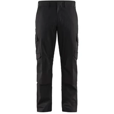 Image de Pantalon industrieà poches genouillères noir/gris foncé Blåkläder