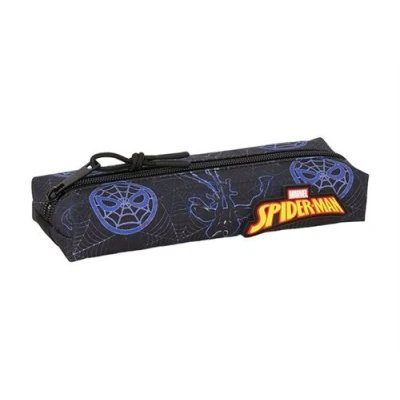 Image de SAFTA Trousse rectangular, with elastic band , 22 cm Spider Man &quot;Attack&quot;