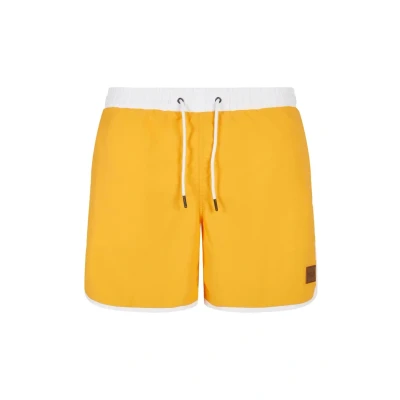 Afbeelding van Urban Classics Retro Zwemshorts, Heren, Maat: XL, White magicmango