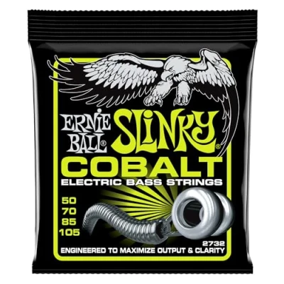 Afbeelding van Ernie Ball 2732 Cobalt Regular Slinky Bass 050 bassnarenset