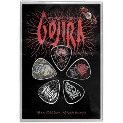 Afbeelding van Gojira Fortitude Plectrum Set van 5 Multicolours