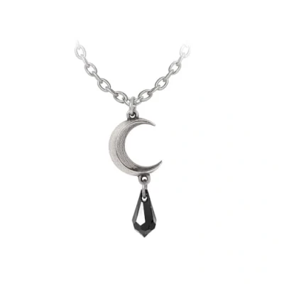 Afbeelding van Alchemy Tears of the Moon Black Ketting Zilverkleurig/Zwart