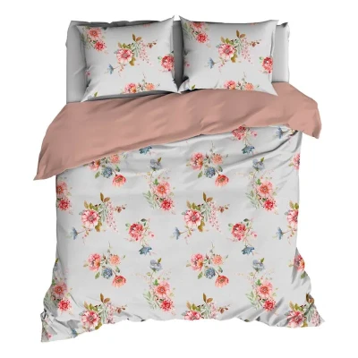 Afbeelding van Satin d&#039;Or Eileen Dekbedovertrek Lits jumeaux 240x200/220 cm Silvercloud