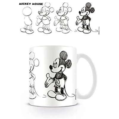 Afbeelding van Disney Mickey Mouse &amp; Friends Schets mok 315 ml