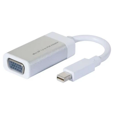 Afbeelding van Exertis Connect Mini Displayport 1.2 naar VGA converter Voor het aansluiten van een monitor of projector met (Mini DP, VGA), Data + Video Adapter, Wit