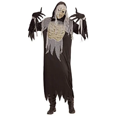 Afbeelding van Widmann Mummie Kostuum Smurfafa Man Zwart XL Halloween Verkleedkleding