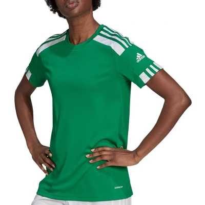 Afbeelding van adidas Performance Squadra 21 Sport Tshirt, Dames, Maat: Small, Team green/white
