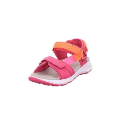 Afbeelding van Superfit Criss Cross Sandalen voor kinderen, Maat: 31, Pink/orange Textiel/ synthetisch