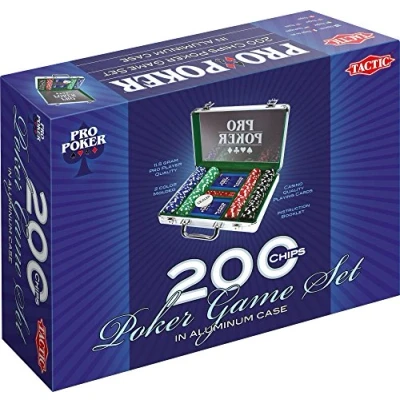 Afbeelding van Tactic Pro Poker Case 200 chips Aluminium koffer