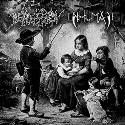 Afbeelding van Depression &amp; Inhumate Split (7&quot; Vinyl Single)