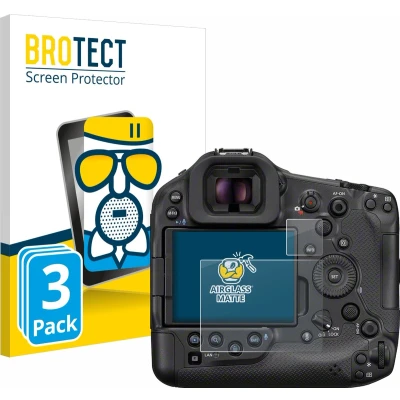 Afbeelding van BROTECT Screenprotector voor Canon EOS R1 Folie Beschermfolie Beschermglas matte (3 Stuks)