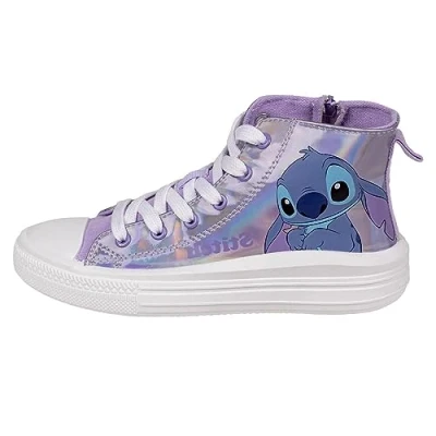 Afbeelding van Disney Stitch schoenen, uniseks kindersneakers, Paars.