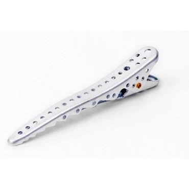 Afbeelding van YS Park Shark Clip Verdeelklem Silver Scratch 2st Accessoire 1pakket