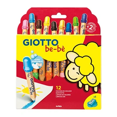 Image de Giotto bé 12 Crayons de couleur Maxi Bois