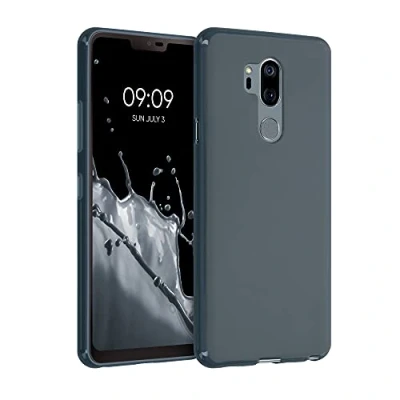 Afbeelding van kwmobile telefoonhoesje geschikt voor LG G7 ThinQ / Fit One Hoesje smartphone Back cover in leisteen