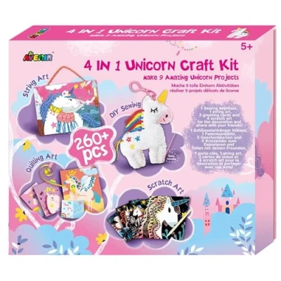 Afbeelding van Avenir 4 in 1 Eenhoorn craft set