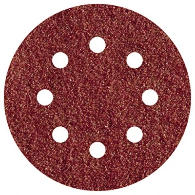 Afbeelding van Wolfcraft 2250100 Excenterschuurpapier Met klittenband, Geperforeerd Korrelgrootte 60 (Ø) 125 mm 25 stuk(s)