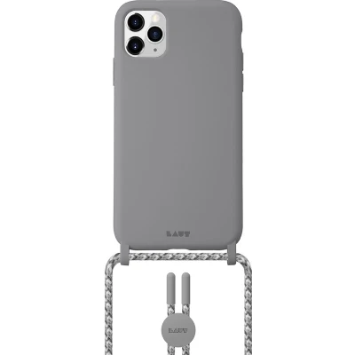 Afbeelding van Laut Pastels case met koord iPhone 12 / Pro grijs L_IP20M_NP_GY