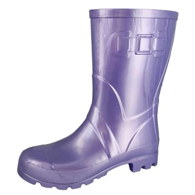 Afbeelding van Beck Glossy Regenlaarzen, Dames, Maat: 37, Lila metallic Kunststof