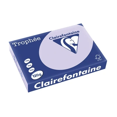 Image de Clairefontaine TROPHEE Mauve A4 (210 x 297 mm) 120 g/m² 250 feuille(s) papier uni