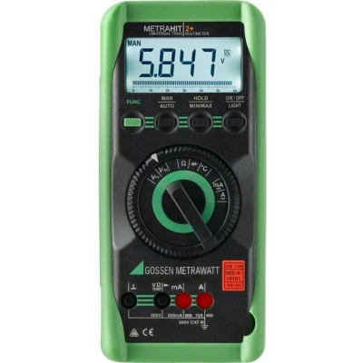 Afbeelding van Gossen Metrawatt METRAHIT 2+ Multimeter Kalibratie (DAkkS) Digitaal CAT III 600 V Weergave (counts): 6000