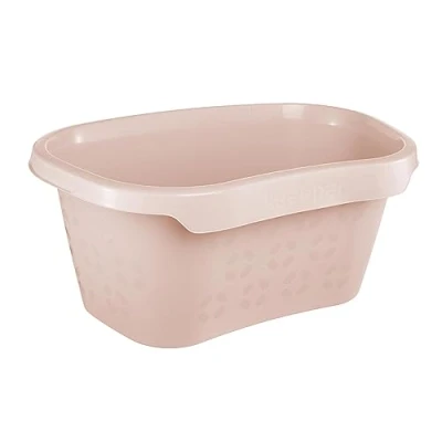 Afbeelding van keeeper Wasmand met heuphouder, 30,5 l, Tilda, Nordic Pink