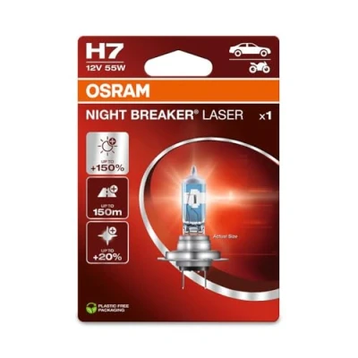 Image de 1 ampoule night breaker osram laser h7 12v